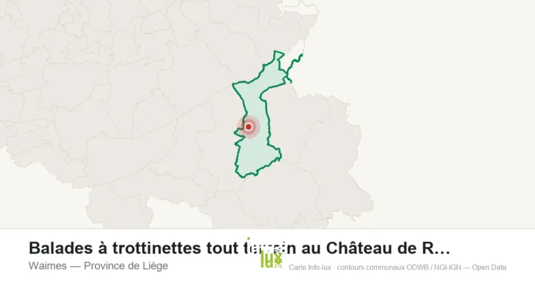 Balades à trottinettes tout terrain au Château de Reinhardstein