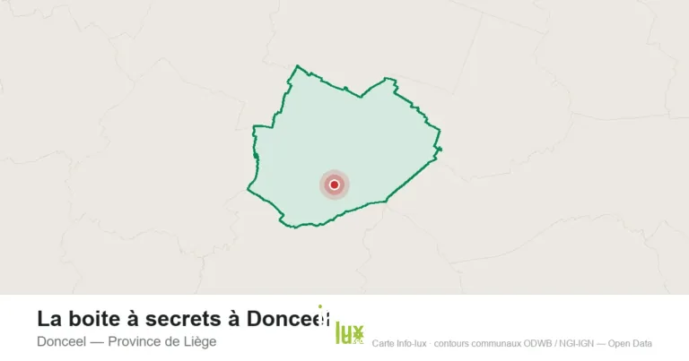 La boite à secrets à Donceel