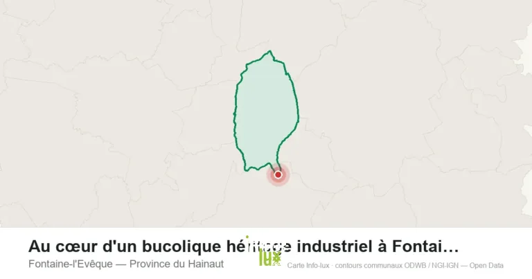 Au cœur d’un bucolique héritage industriel à Fontaine-l’Evêque