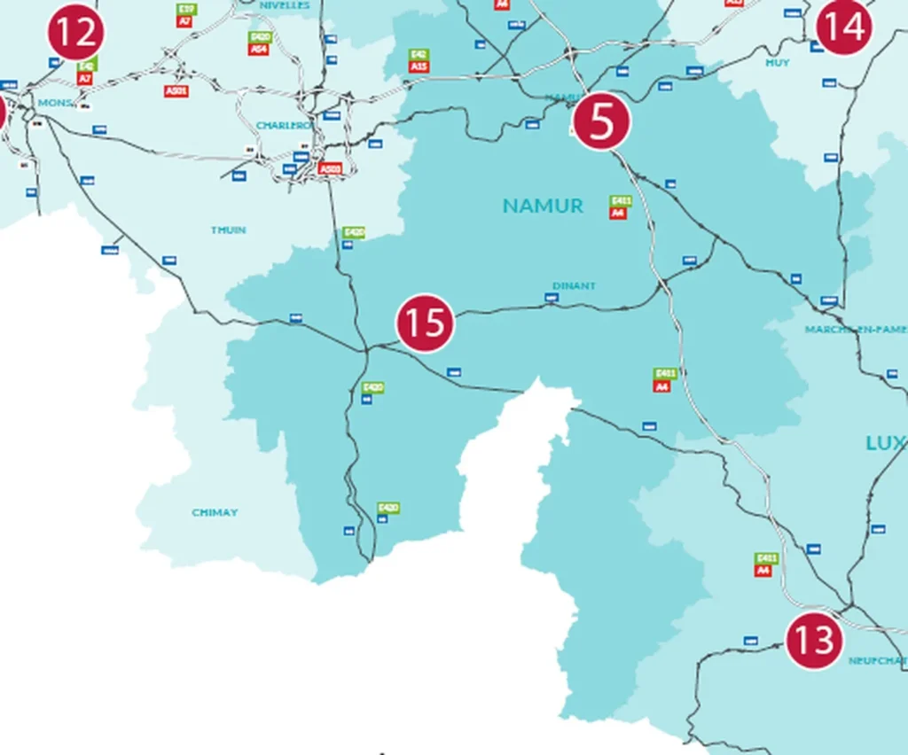 Chantiers de la rentrée 2026 en province de Namur : l’E411 et la N97 en première ligne