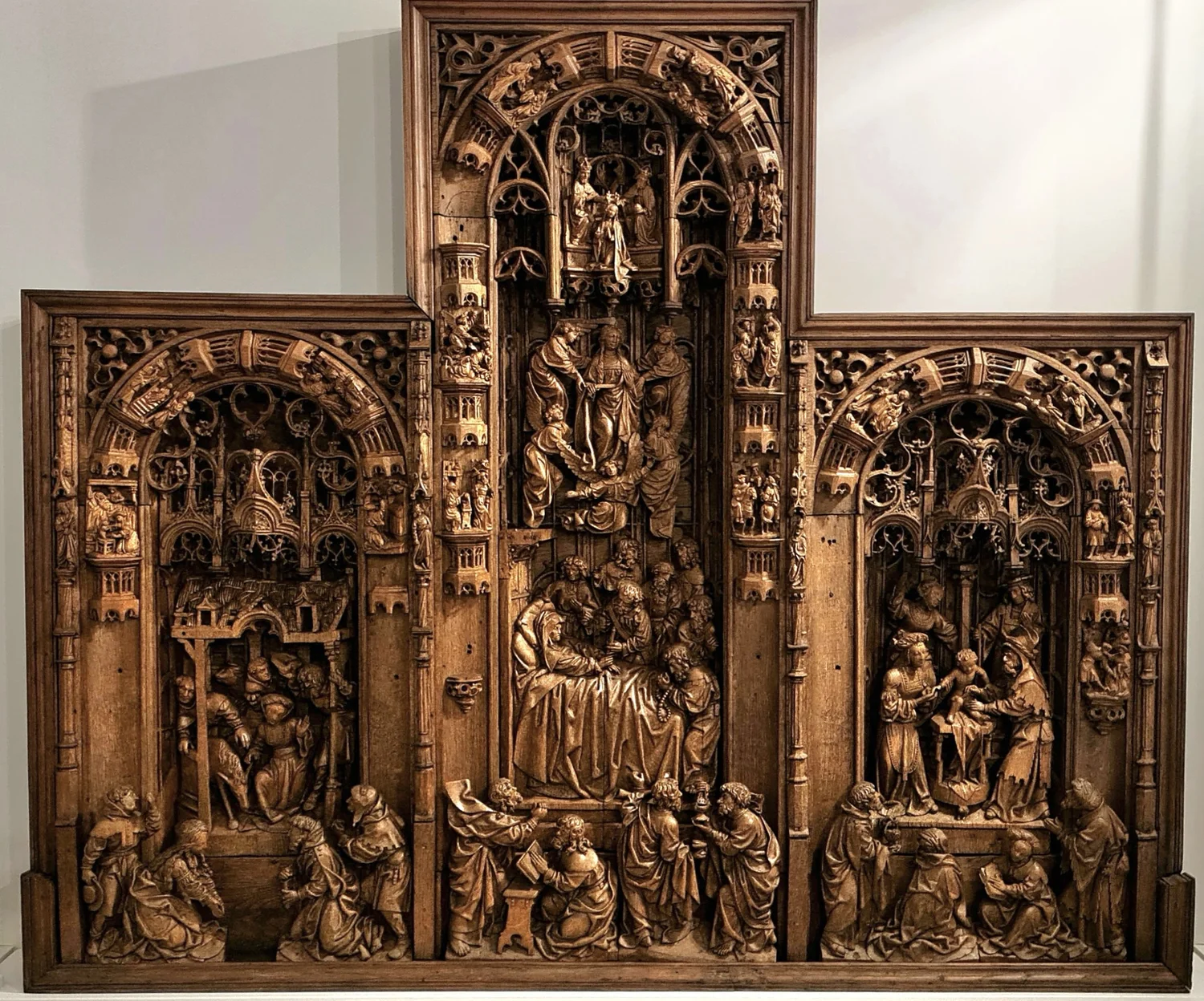 Retable de la Vie de la Vierge Retable de la Vie de la Vierge attribue a Pasquier ou Maria Borman