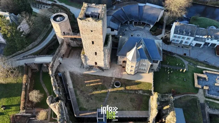 Château d'useldange à Useldange, Grand-Duché de Luxembourg