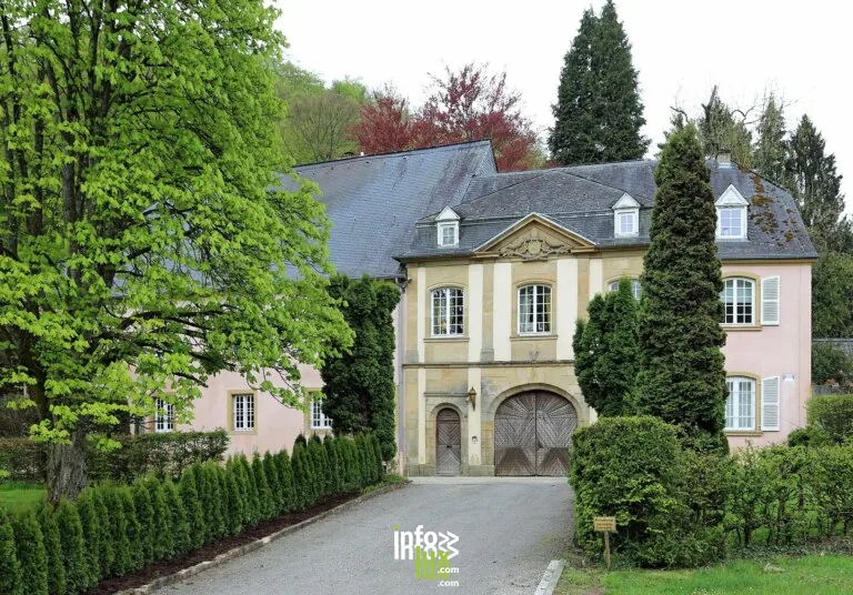 Château de Lauterborn : la demeure de 1774 aux portes d’Echternach