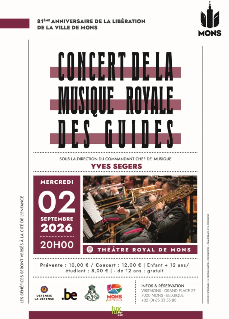 Concert de la Musique Royale des Guides 2026