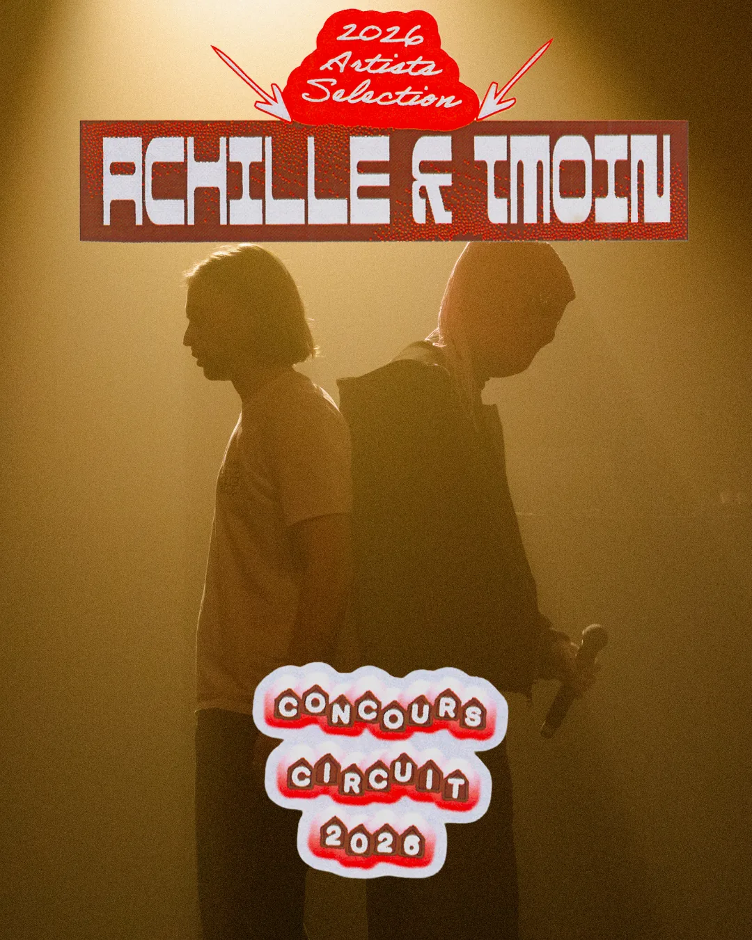 ACHILLE & TMOIN, duo de rap engage selectionne au Concours Circuit 2026