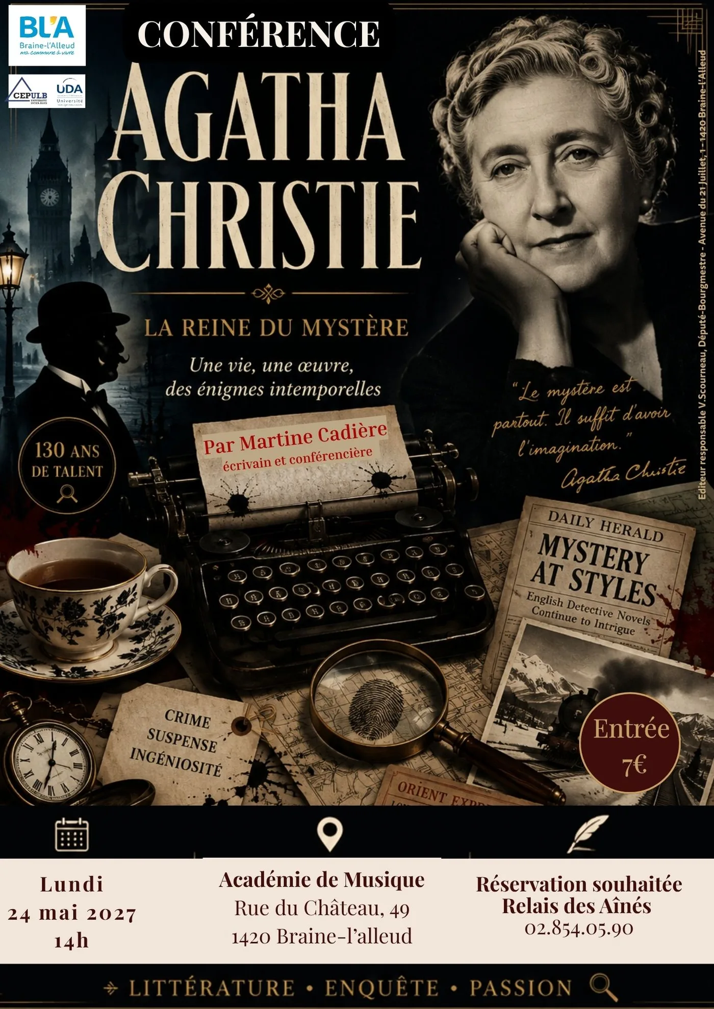Agatha Christie, artiste du polar