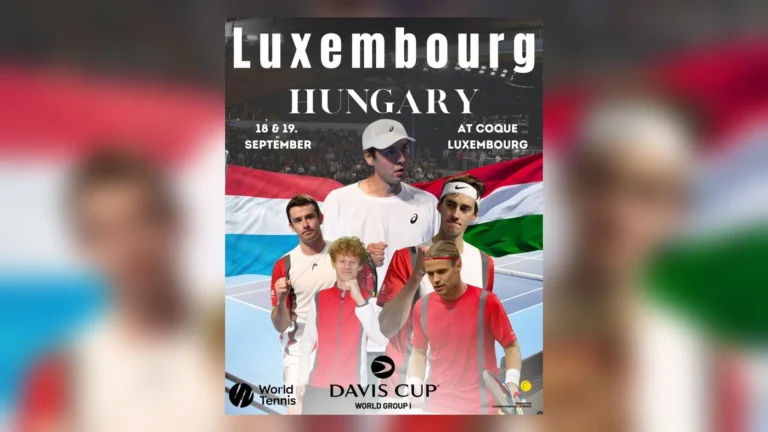 Coupe Davis 2026 : le Luxembourg recoit la Hongrie a la Coque, affiche de la rencontre