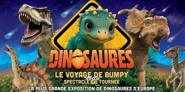Vandœuvre-lès-Nancy > Exposition > Dinosaures: Le voyage de Bumpy®, l’exposition-spectacle à Nancy- Tour 2026