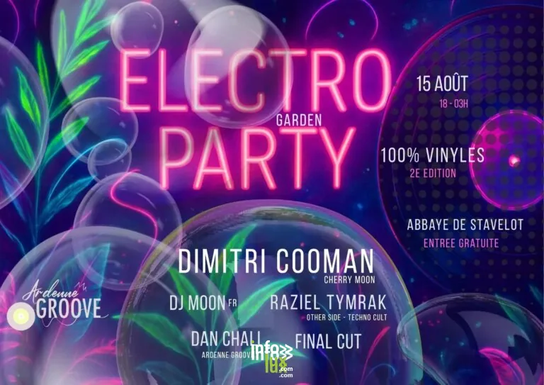 Stavelot > Sortie > Electro Garden Party 2026