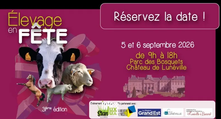 Lunéville > Patrimoine > Élevage en Fête 2026 – 31ème édition
