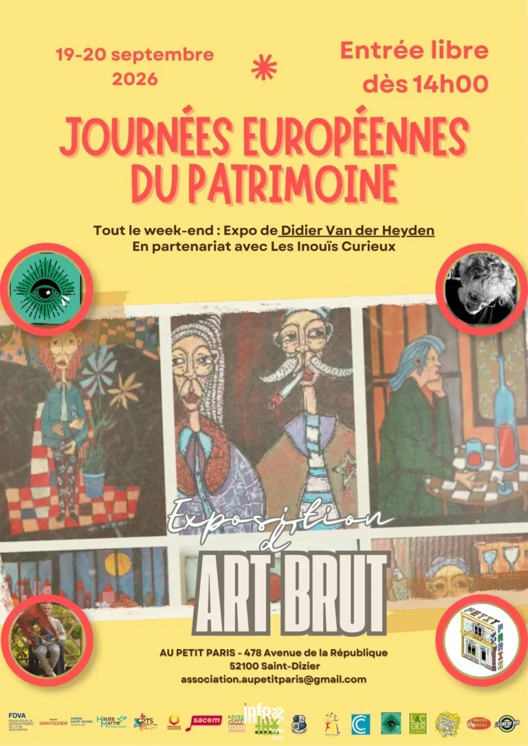 Saint-Dizier > Exposition > Exposition d’art brut de l’artiste Didier Van der Heyden