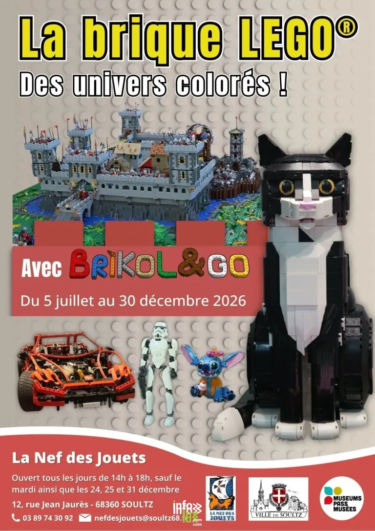 Soultz-Haut-Rhin > Exposition > Exposition : « La brique LEGO® – des univers colorés ! »