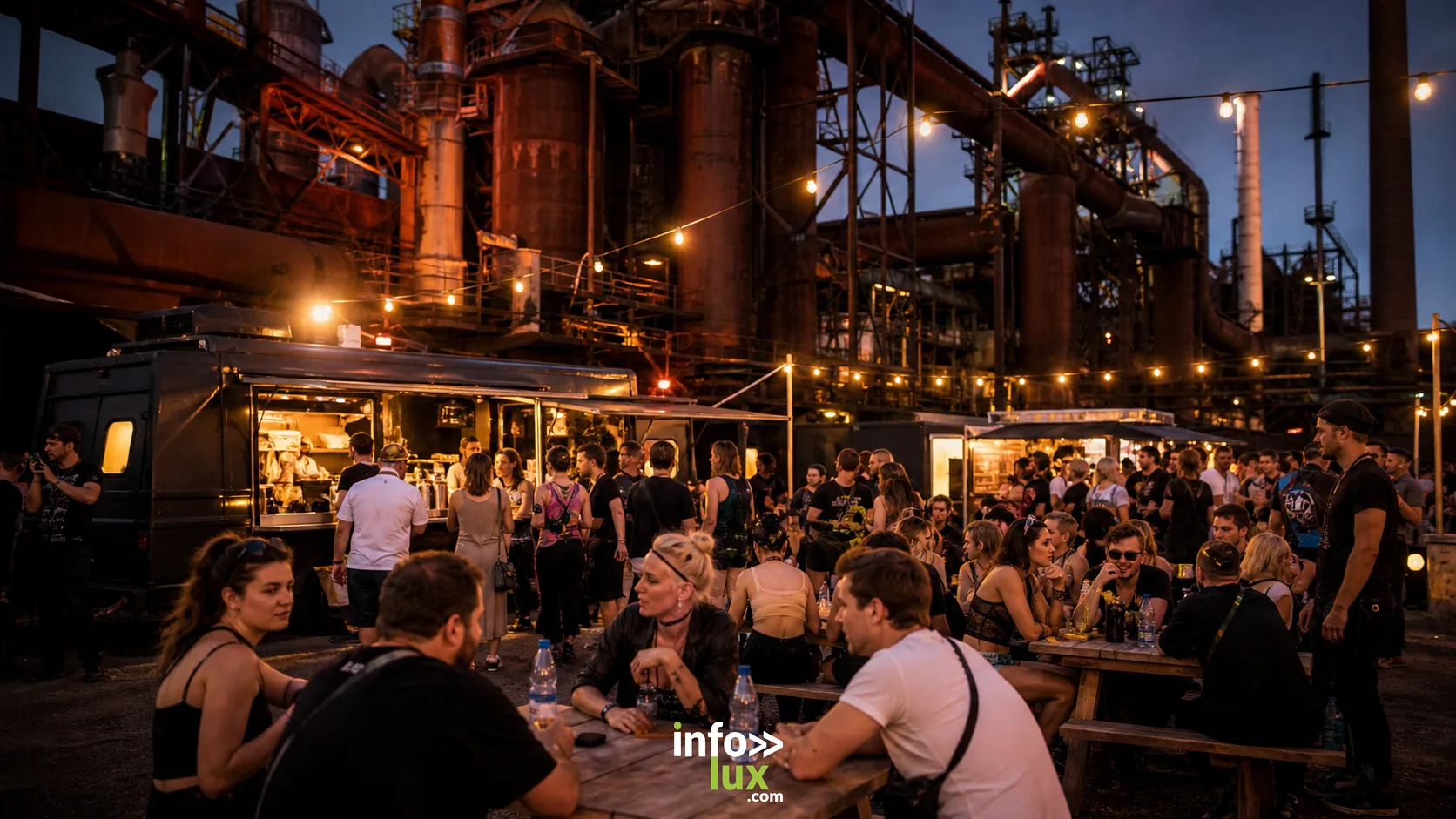 Food trucks et zone de pause au FERRA Festival 2026, sortie week-end techno depuis Metz Strasbourg Luxembourg