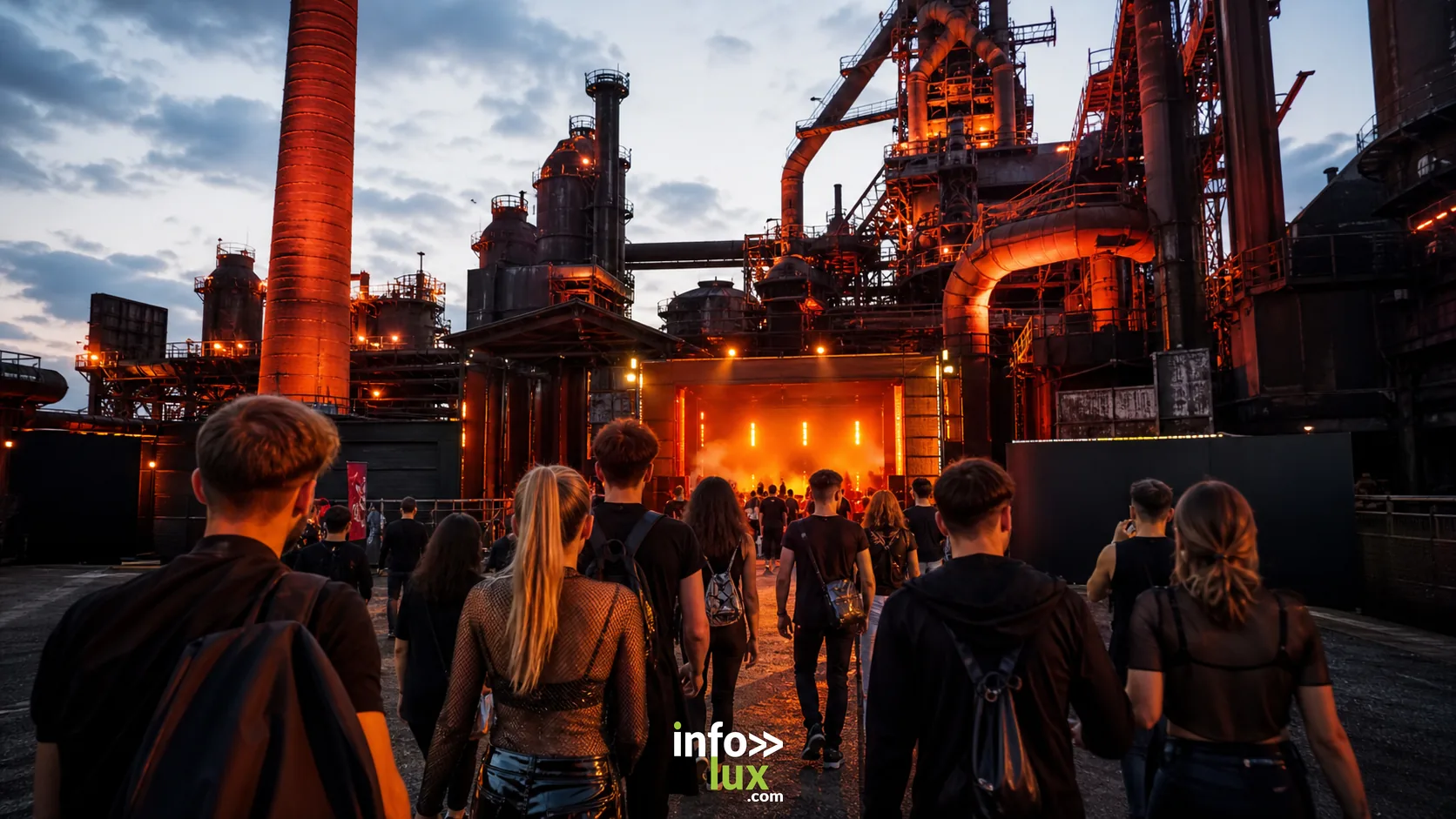 FERRA Festival 2026 à Völklingen les 21 et 22 août, sortie week-end techno depuis Strasbourg Metz Luxembourg