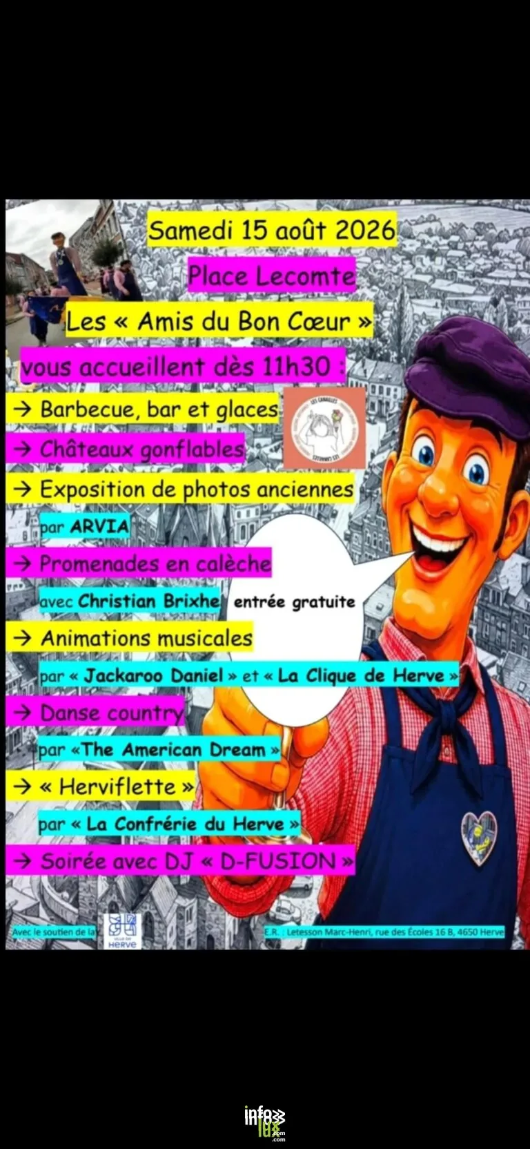 Herve > Fête > Fête du 15 Août des Amis du Bon Coeur 2026
