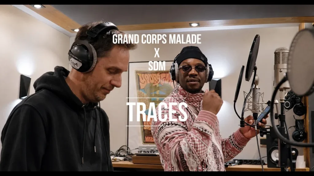 Image du clip officiel Traces de Grand Corps Malade en duo avec SDM