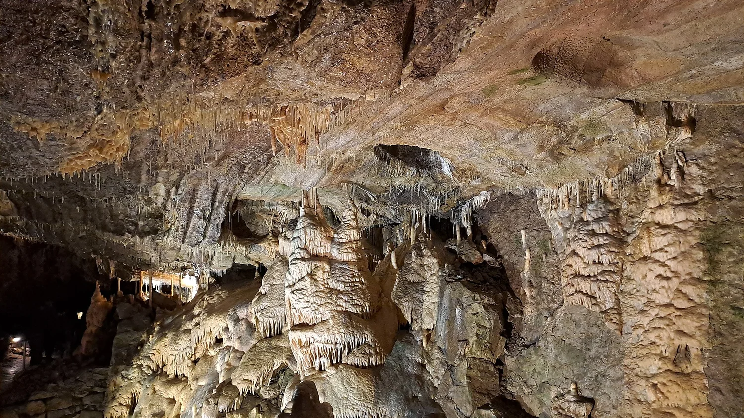 Grottes de Hotton Concrétions dans les Grottes de Hotton