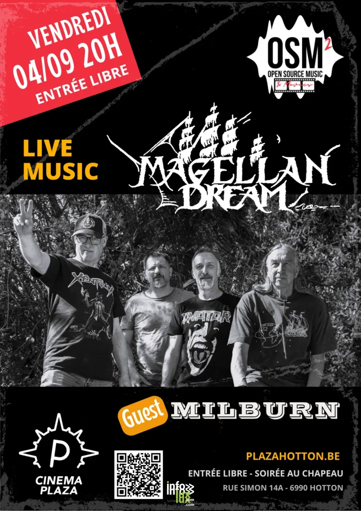 Hotton > Concert > Live Music | Magellan Drean & Milburn | Paza Hotton - affiche