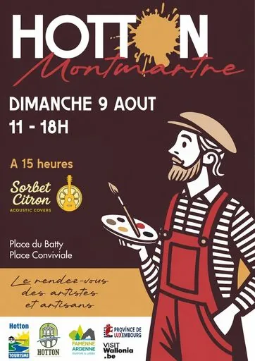 Hotton > Marché > Hotton-Montmartre : rendez-vous des artistes et artisans