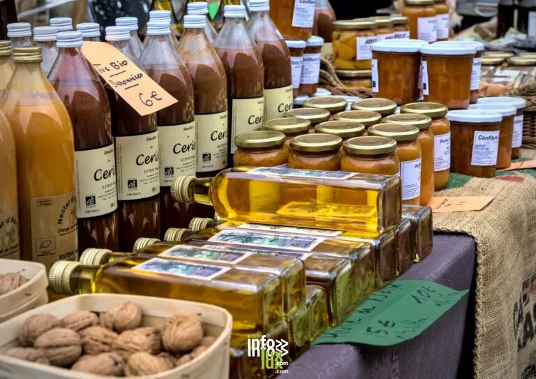 Illustration de produits du terroir