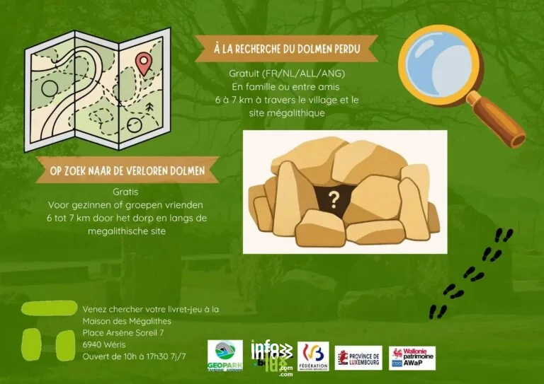 Durbuy > Balade > jeu: À la recherche du dolmen perdu 2026