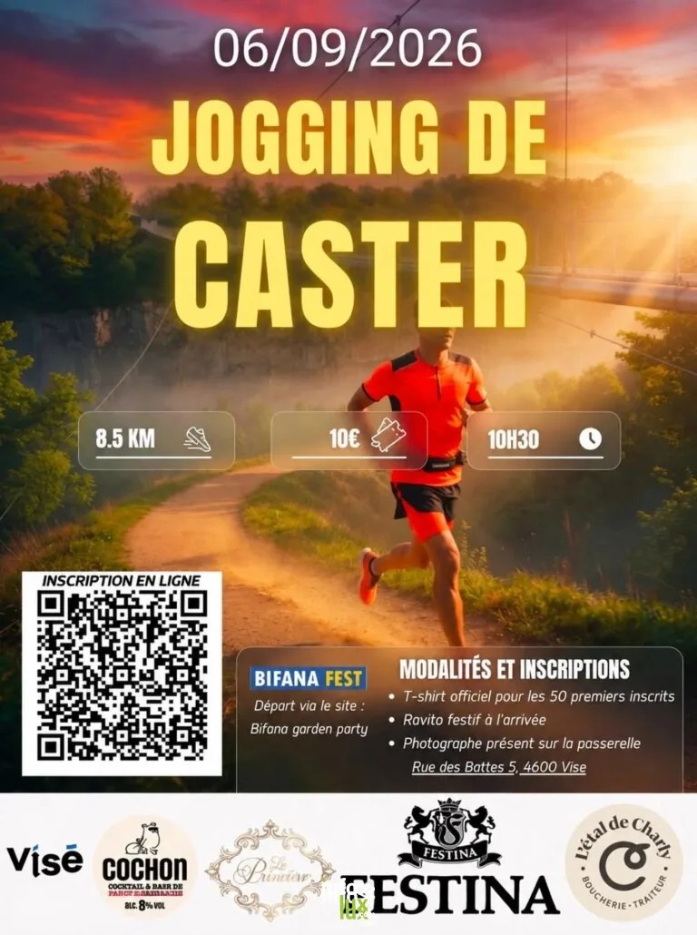 Visé > Sport > Jogging de la passerelle de Caster 2026