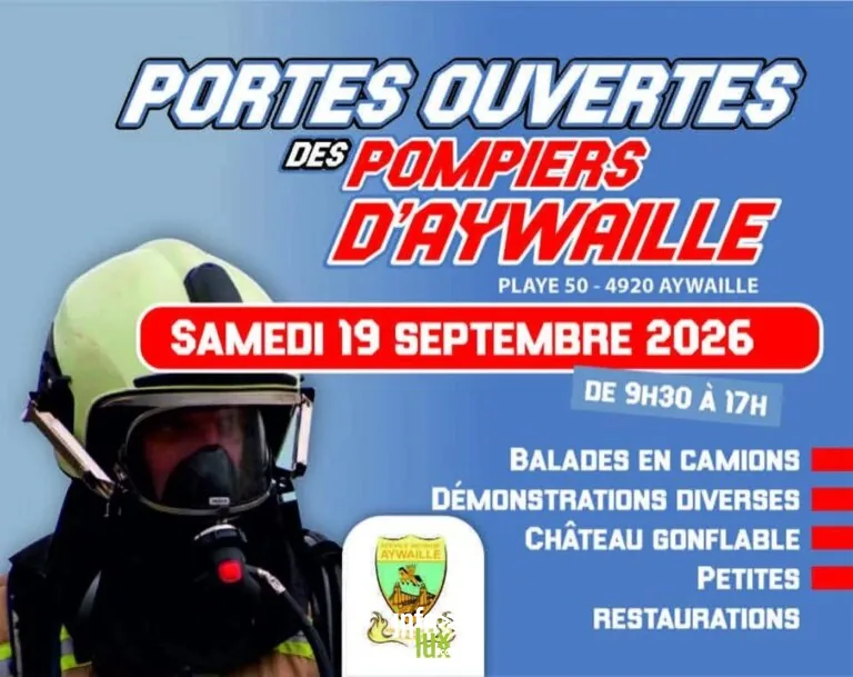 Aywaille > Terroir > Journée Portes ouvertes Pompiers d’Aywaille 2026