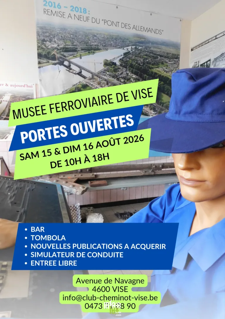 Visé > Patrimoine > Journées portes ouvertes au Musée du Chemin de Fer de Visé 2026