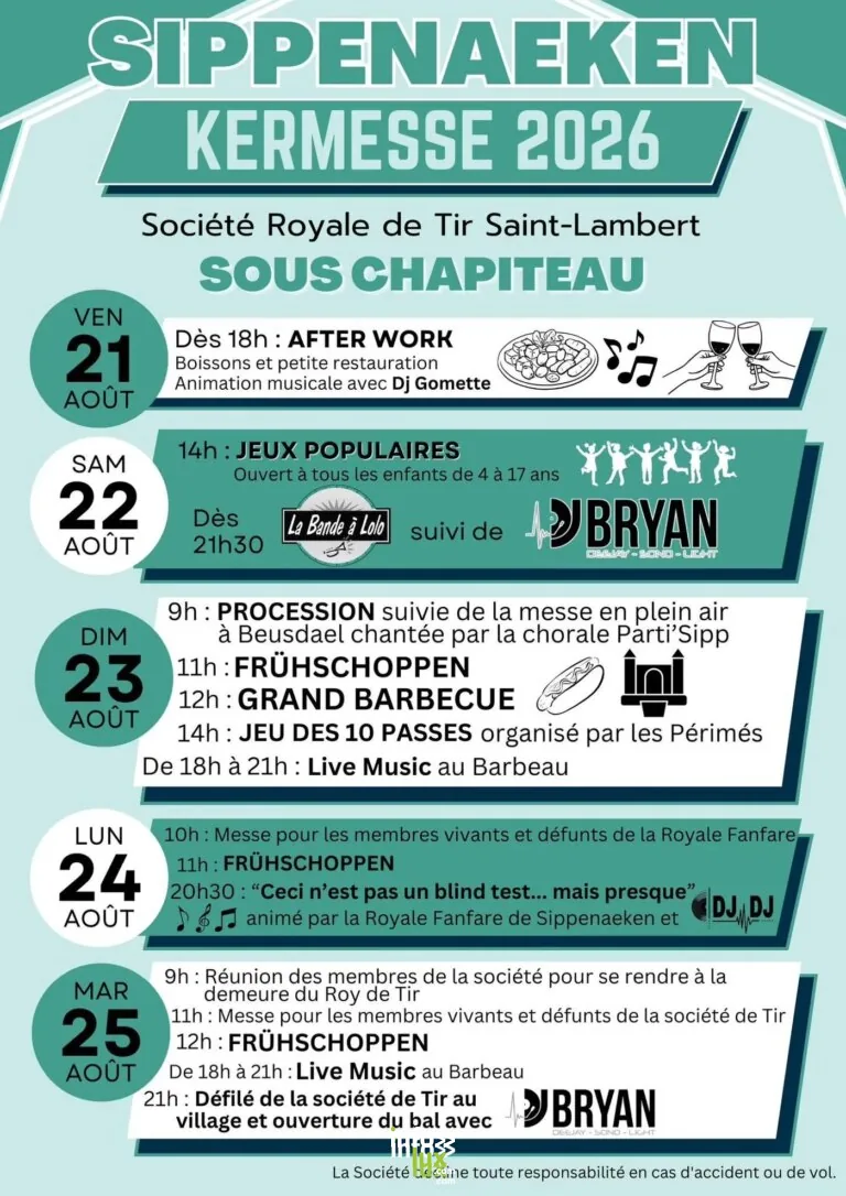 Plombières > Fête > Kermesse de Sippenaeken 2026