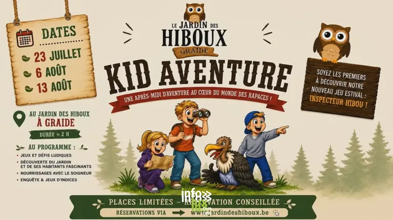 Bièvre > Terroir > Kid Aventure au Jardin des Hiboux 2026