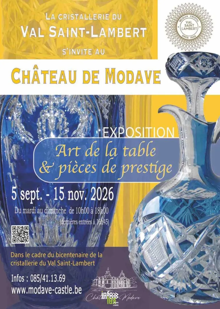 Modave > Patrimoine > La Cristallerie du Val Saint-Lambert s’invite au Château de Modave 2026