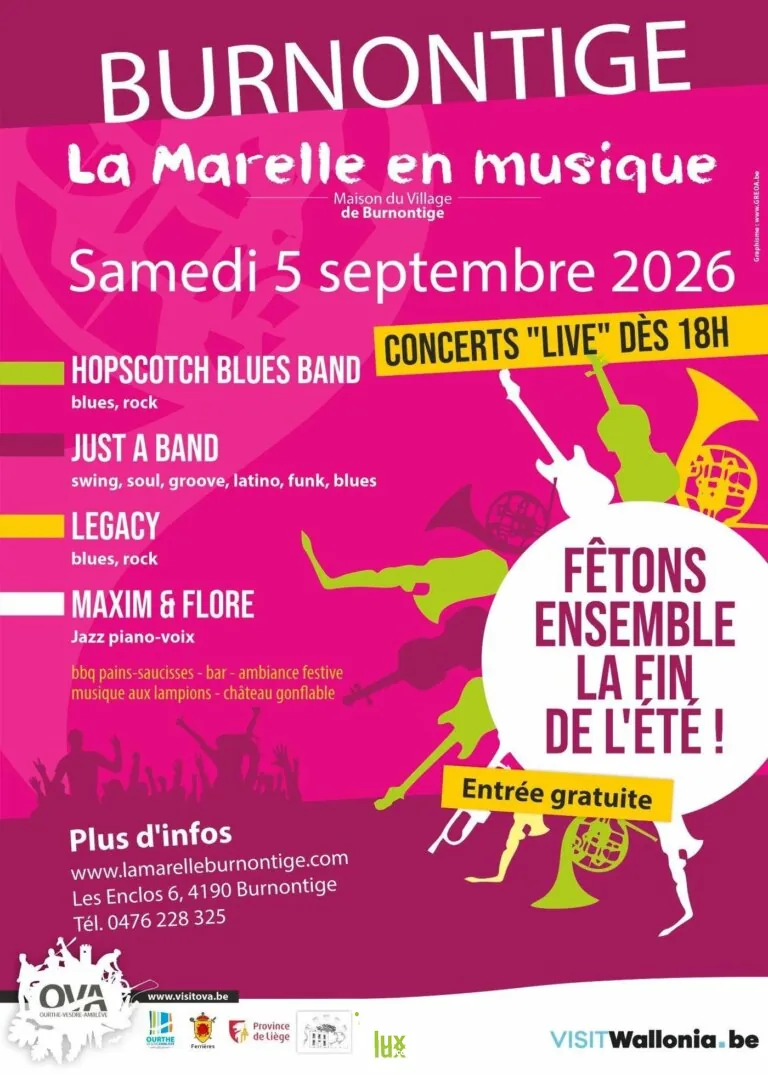 Ferrières > Concert > La Marelle en musique 2026
