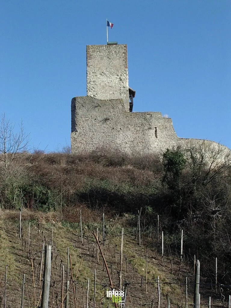 Le château du Wineck à Katzenthal