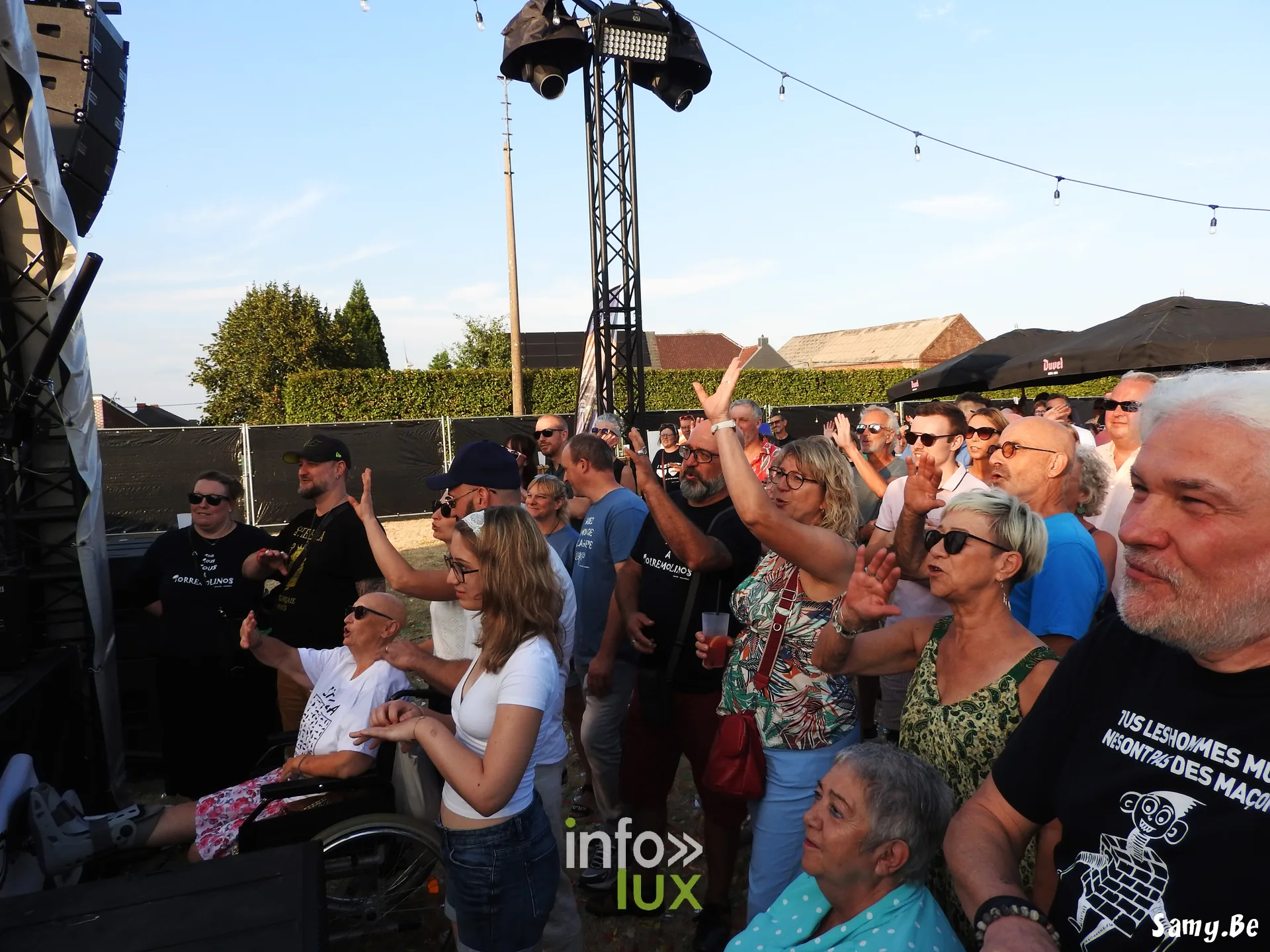 Le Pré Verre Festival 2026 à Quévy-le-Grand — après le concert : jean-luc fonck prend le temps de rencontrer le public