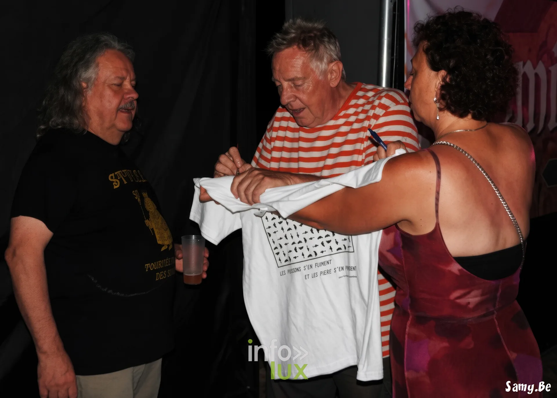Le Pré Verre Festival 2026 à Quévy-le-Grand — après le concert : jean-luc fonck prend le temps de rencontrer le public