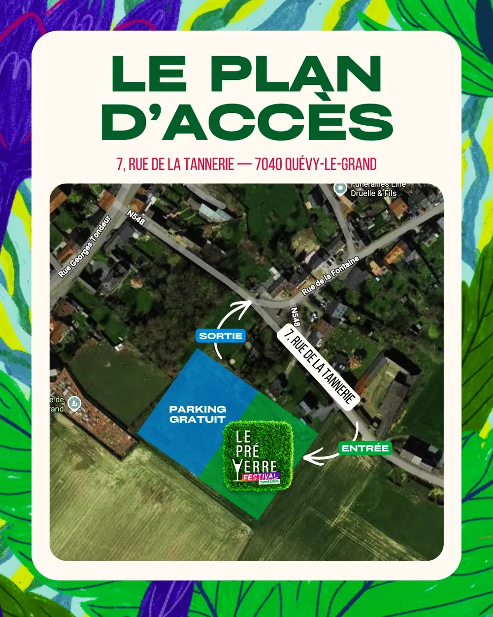 Visuel officiel du Pré Verre Festival 2026 à Quévy-le-Grand