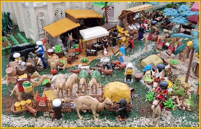LuxPlaymoDays 2026 — scène orientale Diorama Playmobil marché oriental aux LuxPlaymoDays 2026