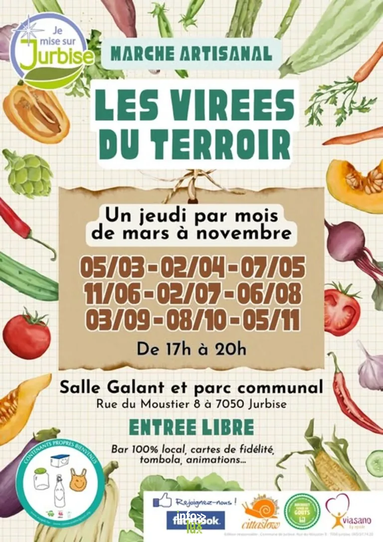 Jurbise > Terroir > Marché “Les virées du terroir” 2026