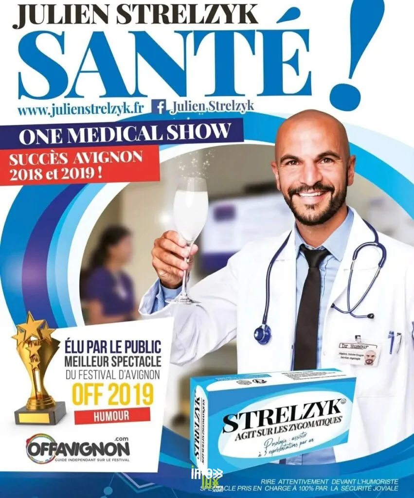 Marville > Théâtre > Spectacle"Sante" Julien Strelzyk - affiche