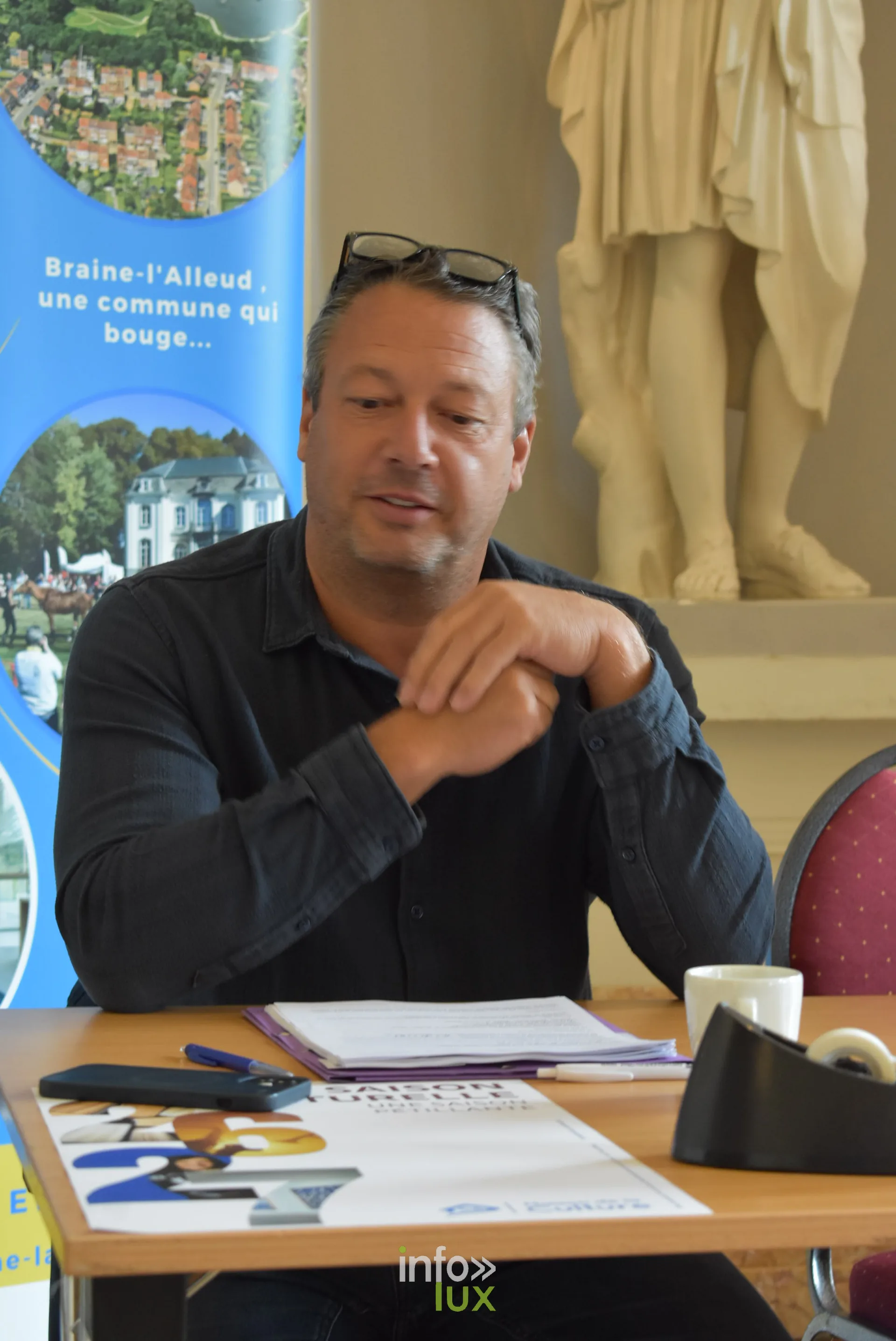 Michaël Dufour, directeur artistique du Théâtre Bonair. © info-lux.com