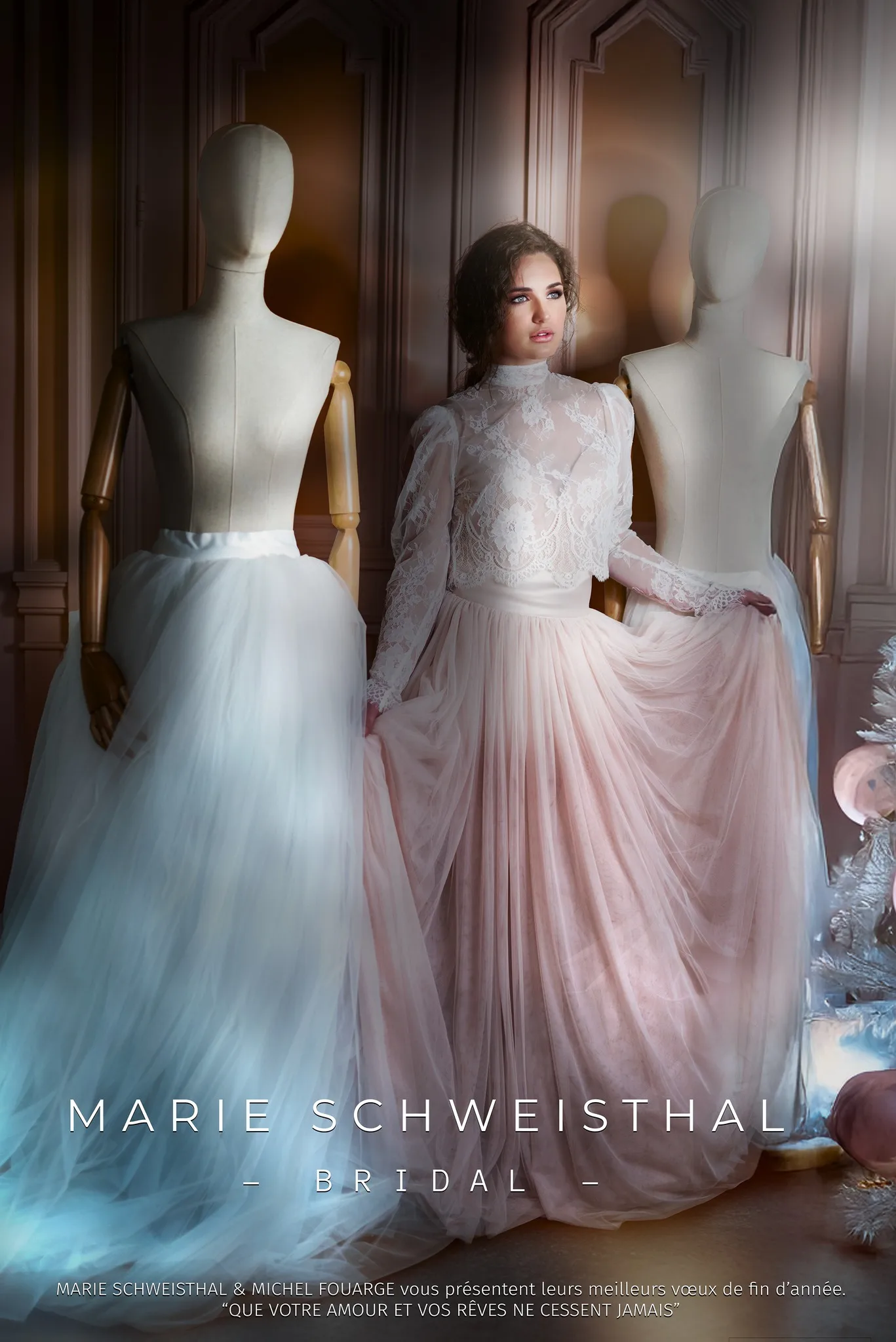Série bridal pour Marie Schweisthal. © Michel Fouarge