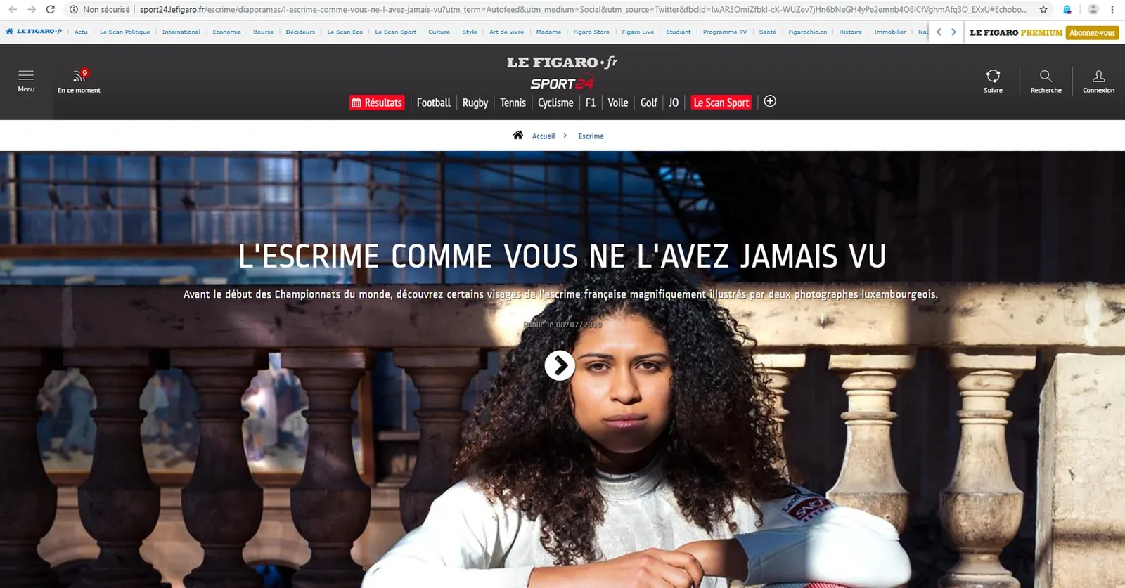 Photographie signee Michel Fouarge