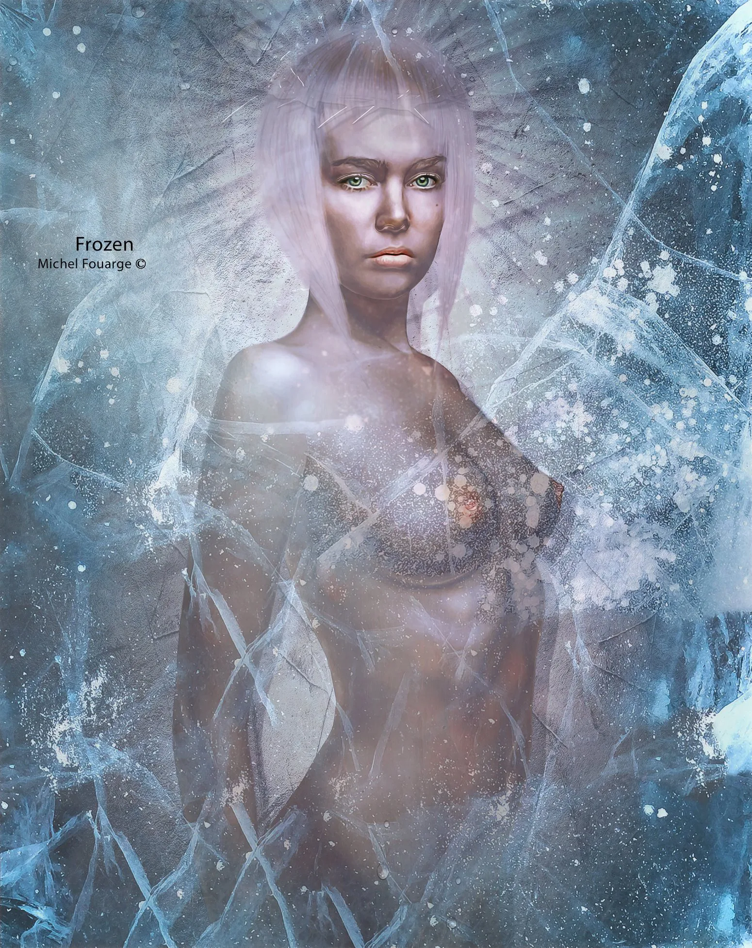« Frozen » : quand la photographie bascule vers l’art plastique. © Michel Fouarge