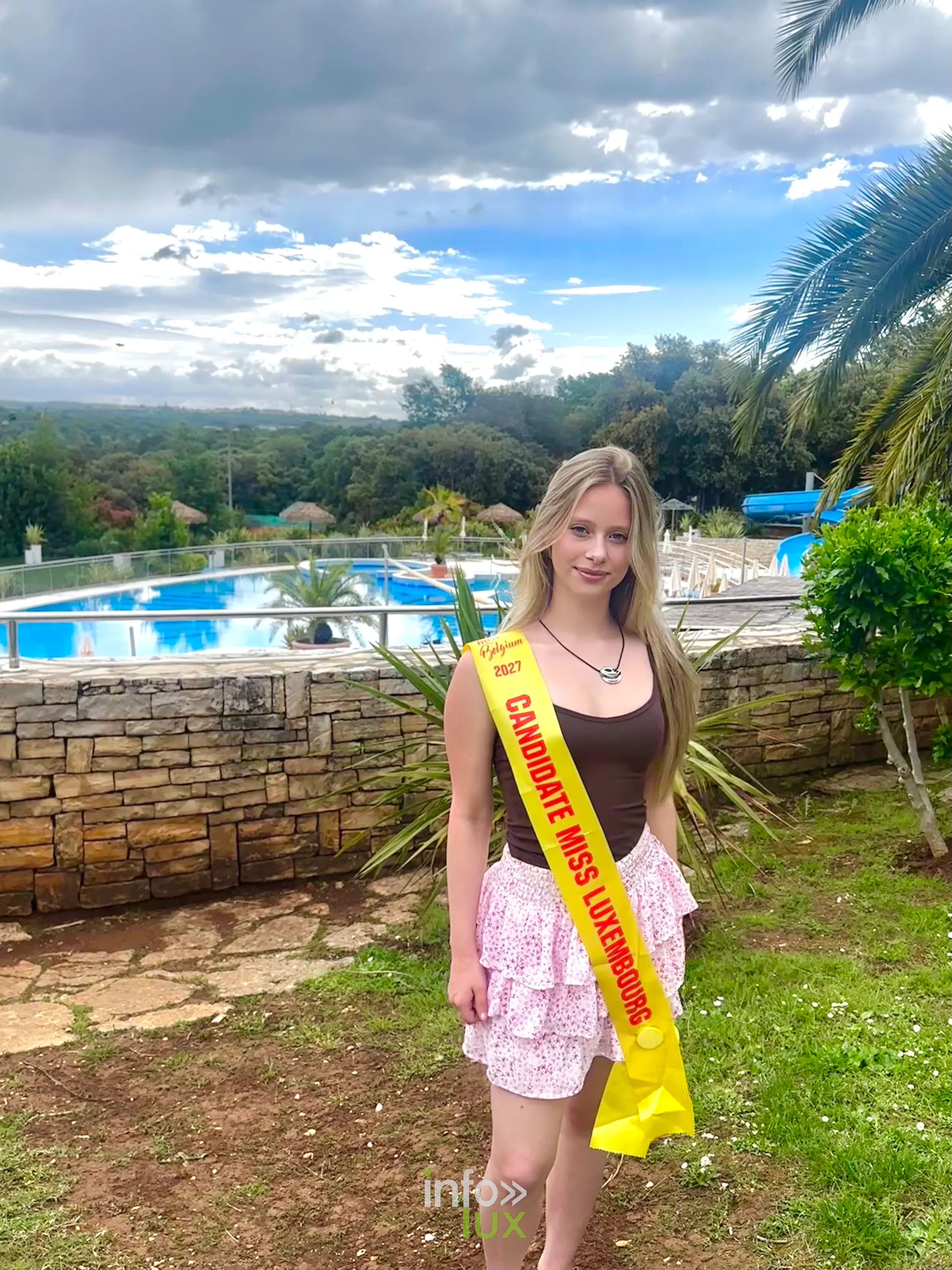 Maëlle Gasbarre, candidate Miss Luxembourg 2027, photo personnelle