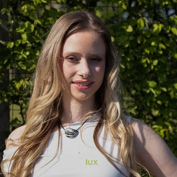 Maëlle Gasbarre, candidate Miss Luxembourg 2027, portrait officiel des candidates Miss Belgique