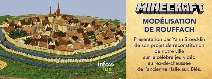 Rouffach > Sorties & Découvertes > Modélisation de Rouffach sur Minecraft
