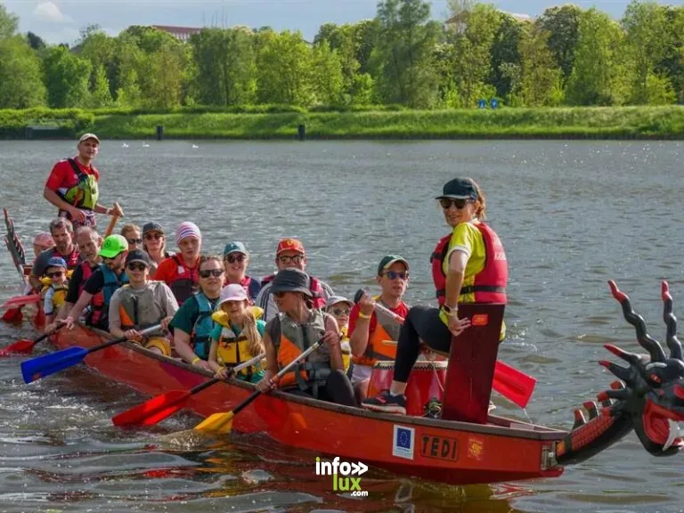 Sortie en Dragon Boat sur la Moselle - ALTCK à Toul