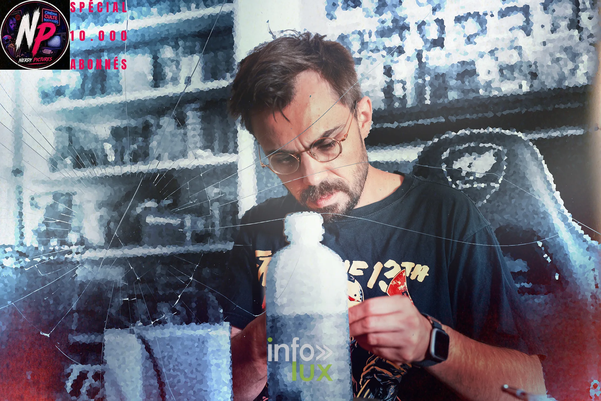 Preparation des maquillages a effets speciaux avant un tournage Nerdy Pictures