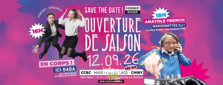 Chiny > Concert > Ouverture de saison du CCBeau Canton 2026