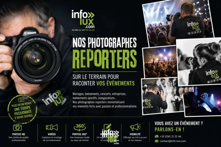 Les photographes et journalistes d’info-lux : qui couvre quelle région